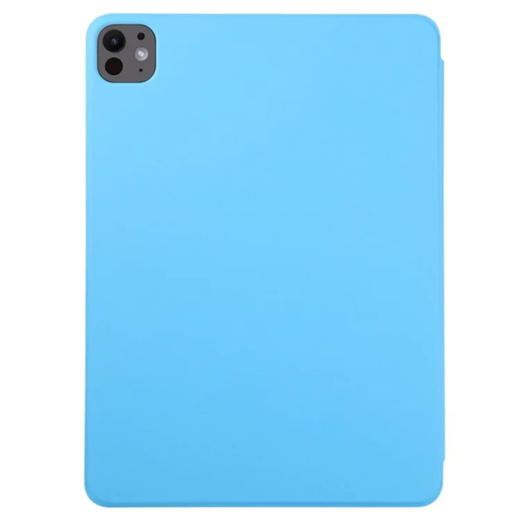 Per iPad Pro 11 (2024) Custodia in Pelle PU Tri-fold Stand Chiusura Magnetica Custodia Tablet - Blu Cielo