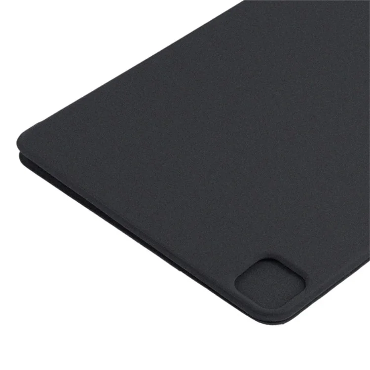 For iPad Pro 13 (2024) Case Tri-Fold Stand Magnetic Closing PU Leather Tablet Cover - Black