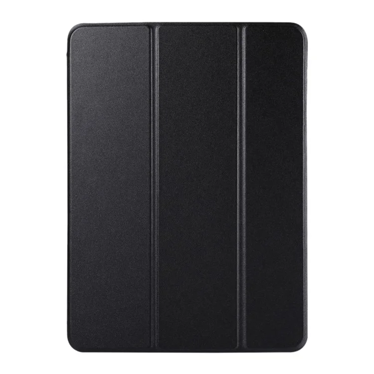For iPad Pro 13 (2024) Case Tri-Fold Stand Magnetic Closing PU Leather Tablet Cover - Black