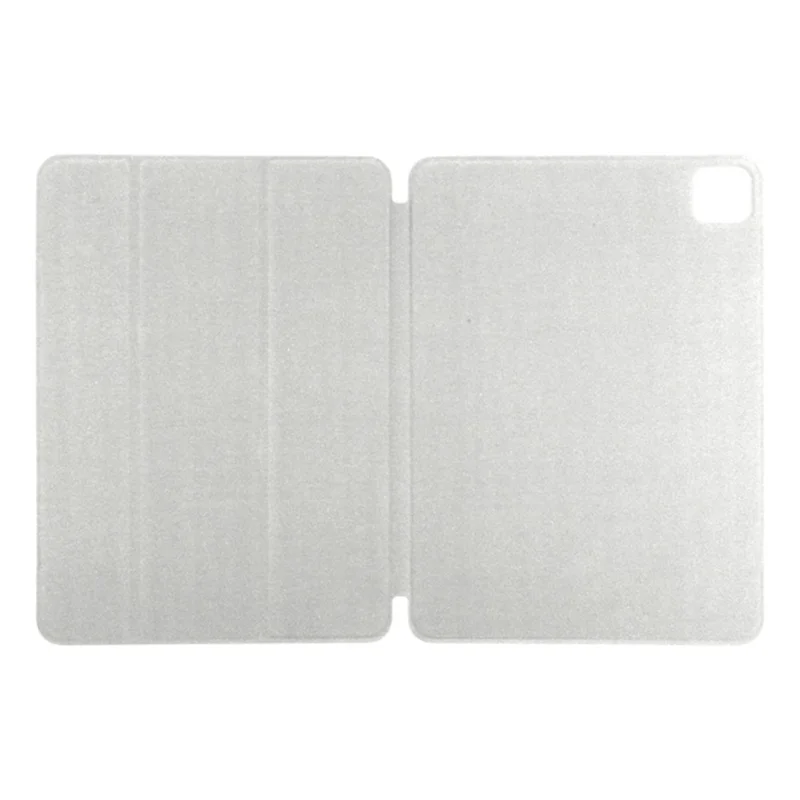For iPad Pro 13 (2025) / 13 (2024) Case Tri-Fold Stand Magnetic Closing PU Leather Tablet Cover - Grey