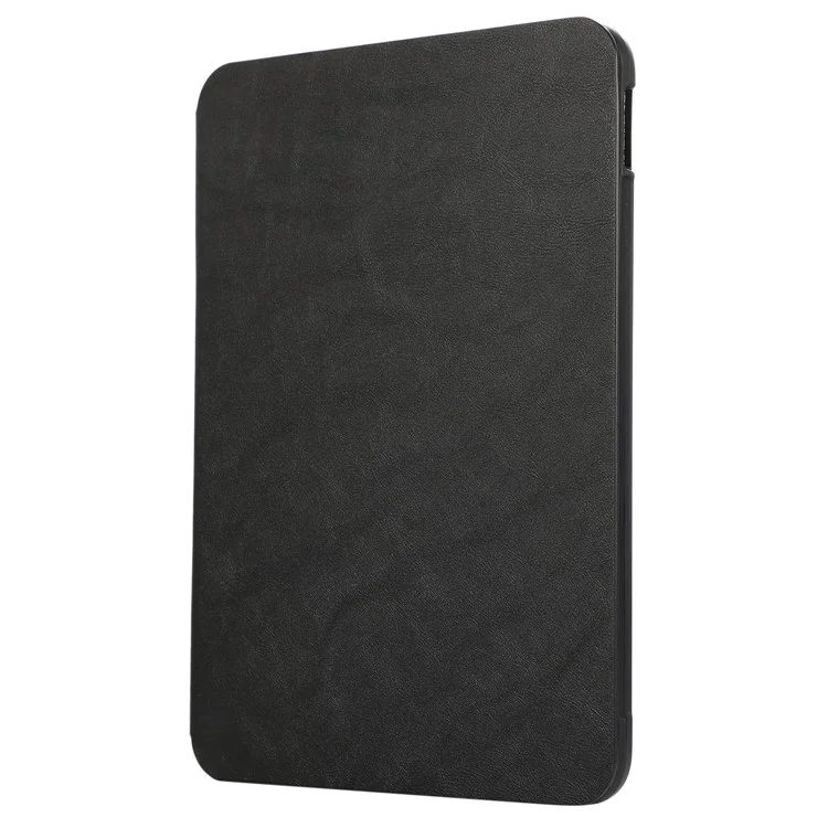 Para iPad Air 11 (2024) Capa com Suporte Couro PU Capa Protetora de Tablet - Preto