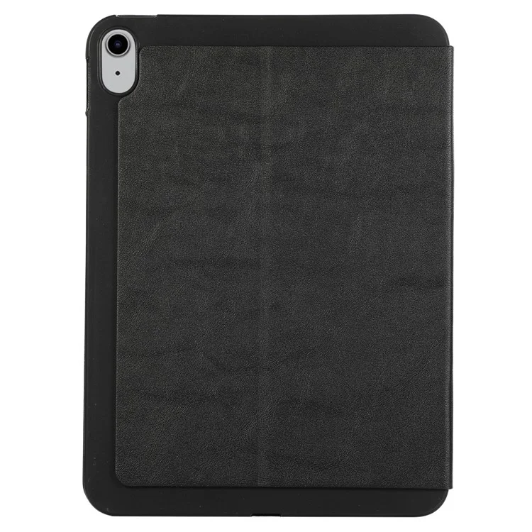 Para iPad Air 11 (2024) Capa com Suporte Couro PU Capa Protetora de Tablet - Preto