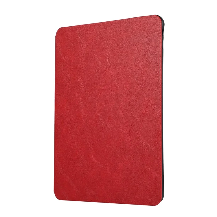Per iPad Pro 11 (2024) Cover Pieghevole in Pelle PU + Cover per Tablet TPU - Rosso