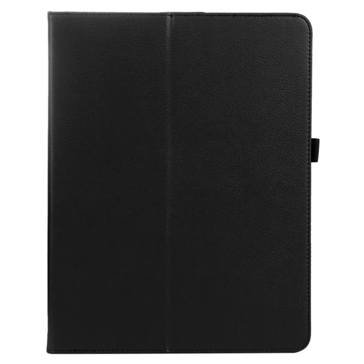 Per iPad Pro 11 (2024) Custodia Bi-Fold Stand PU in Pelle Copertura Tablet con Anello per Stilo - Nero