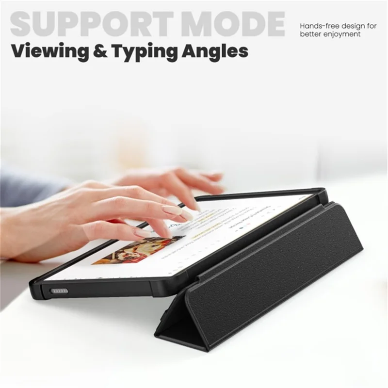 For Samsung Galaxy Tab A9 Case Carbon Fiber Texture TPU+Leather Tablet Cover Auto Wake / Sleep - Red