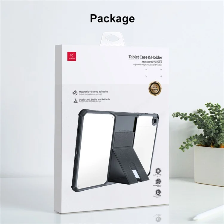Bulk Buy XUNDD For Samsung Galaxy Tab A9+ Case Shockproof TPU + PC Tablet Cover with Leather Kickstand