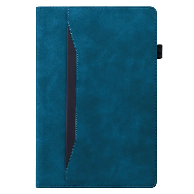 Per iPad Pro 11 (2024) Custodia Slot per Schede Pelle PU Supporto Tablet Cover - Blu