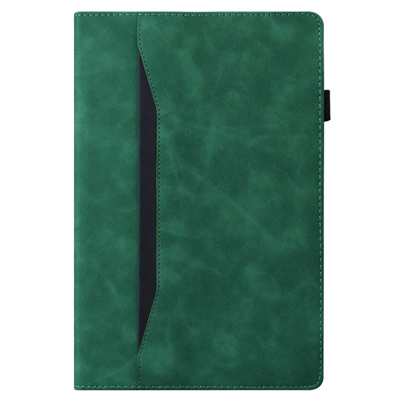 For iPad Pro 11 (2025) / 11 (2024) Case Card Slot PU Leather Stand Tablet Cover - Green