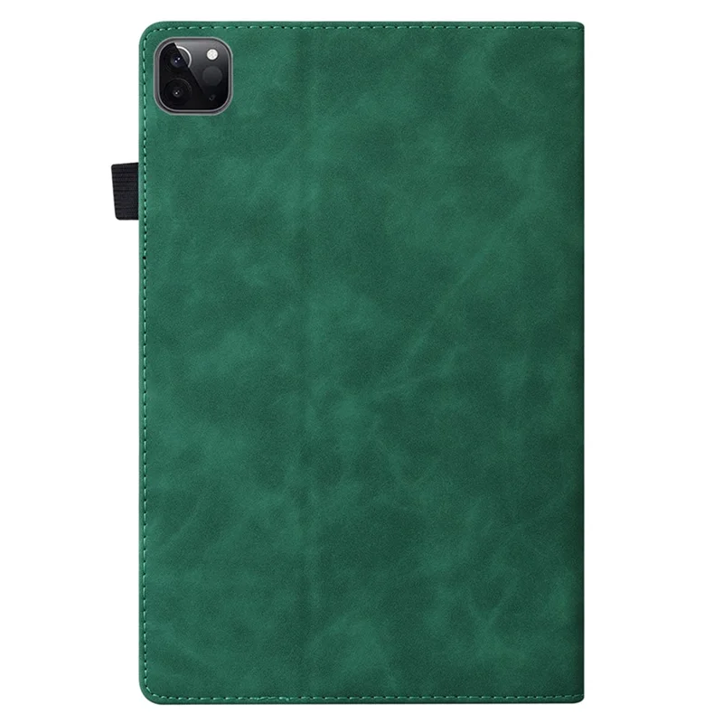 For iPad Pro 11 (2025) / 11 (2024) Case Card Slot PU Leather Stand Tablet Cover - Green