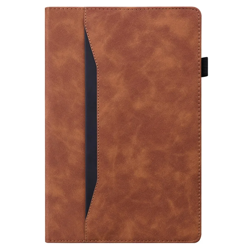 For iPad Pro 11 (2025) / 11 (2024) Case Card Slot PU Leather Stand Tablet Cover - Brown