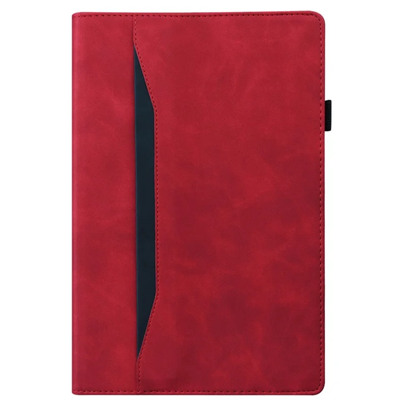 For iPad Pro 11 (2025) / 11 (2024) Case Card Slot PU Leather Stand Tablet Cover - Red