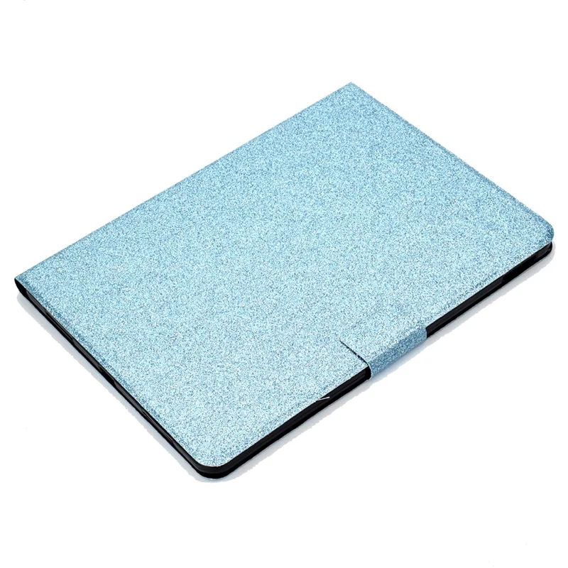 For iPad Pro 11 (2025) / 11 (2024) Glitter Sequins PU Leather + TPU Tablet Case with Stand and Card Slots - Blue