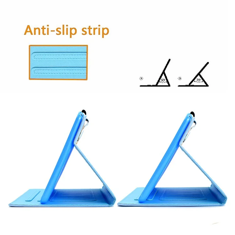 Para iPad Pro 11 (2024) Case PU Leather+TPU Tablet Protective Cover Pattern Printing Full Protection Shell - Blue Sky