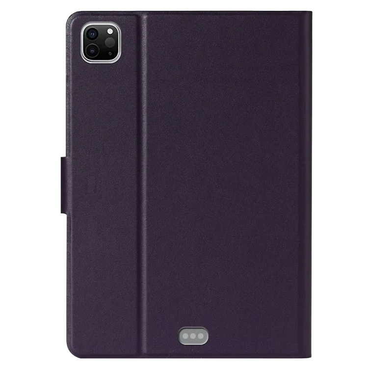 Per iPad Pro 11 (2024) Custodia Antiurto Protettiva in Pelle PU con Porta Carte - Viola Scuro