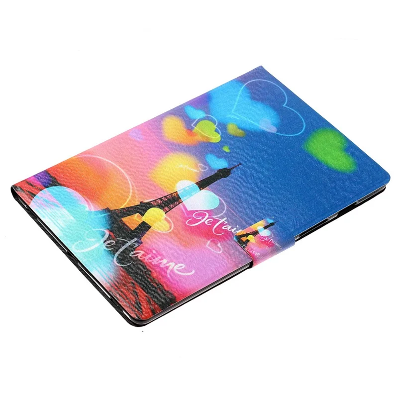 Für iPad Pro 11 (2024) Case Pattern Leather Folio Stand Tablet Cover mit Kartenfach - Iron Tower