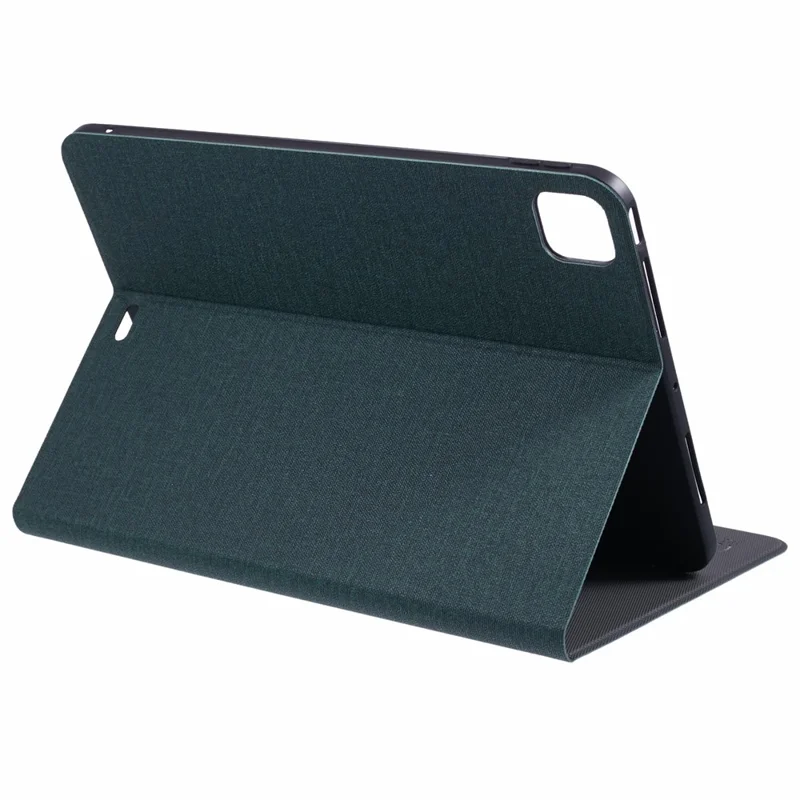 X-LEVEL For iPad Pro 11 (2024) Case TPU+PU Leather Full Wrapped Protection Tablet Cover Stand Cover Shell - Green