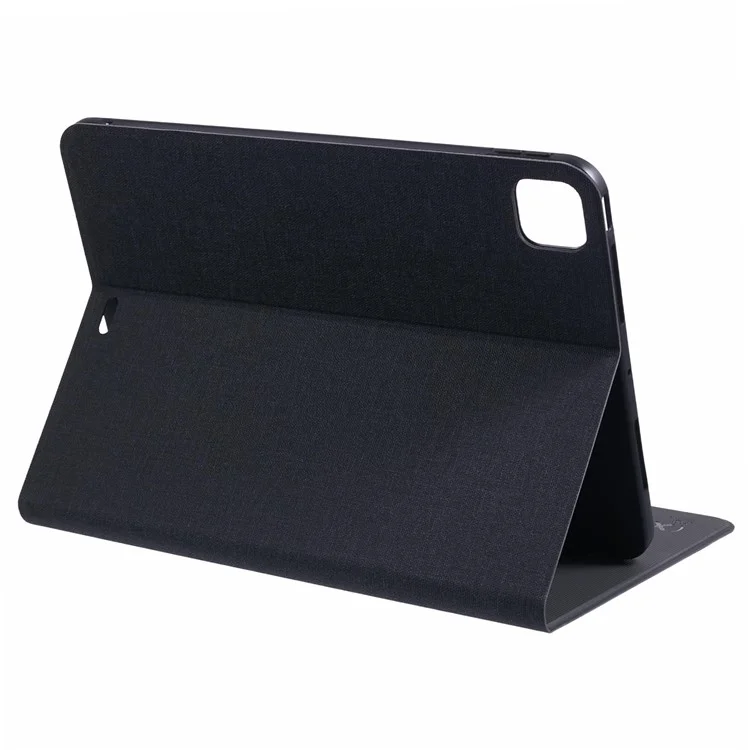 X-LEVEL Para iPad Pro 11 (2024) Capa TPU+PU Leather Full Wrapped Protection Tablet Cover Stand Cover Shell - Preto