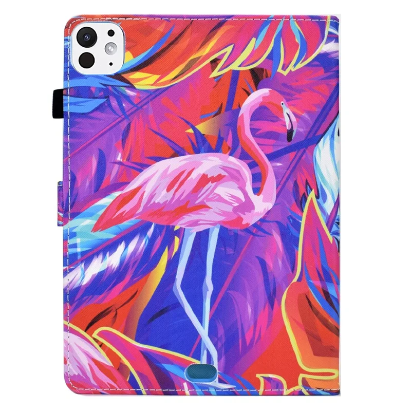 For iPad Pro 11 (2024) Tablet Cover Shockproof Leather Card Holder Stand Case - Bird