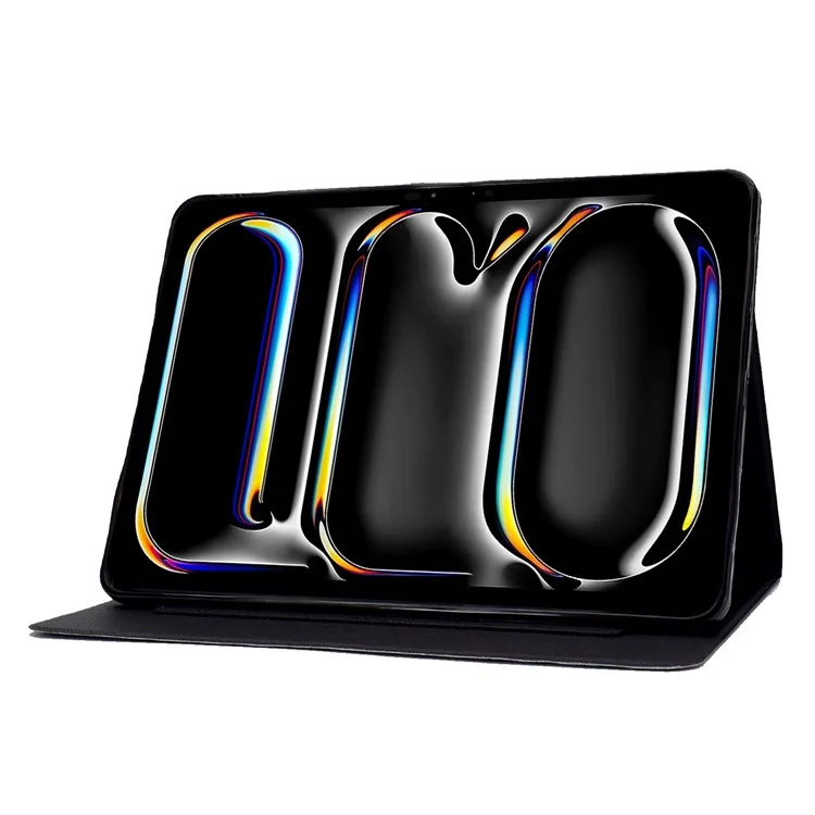 Capa A1 para iPad Pro 11 (2024) Suporte para Cartões Anti-Queda Capa de Couro de Tablet - Nunca pare de sonhar