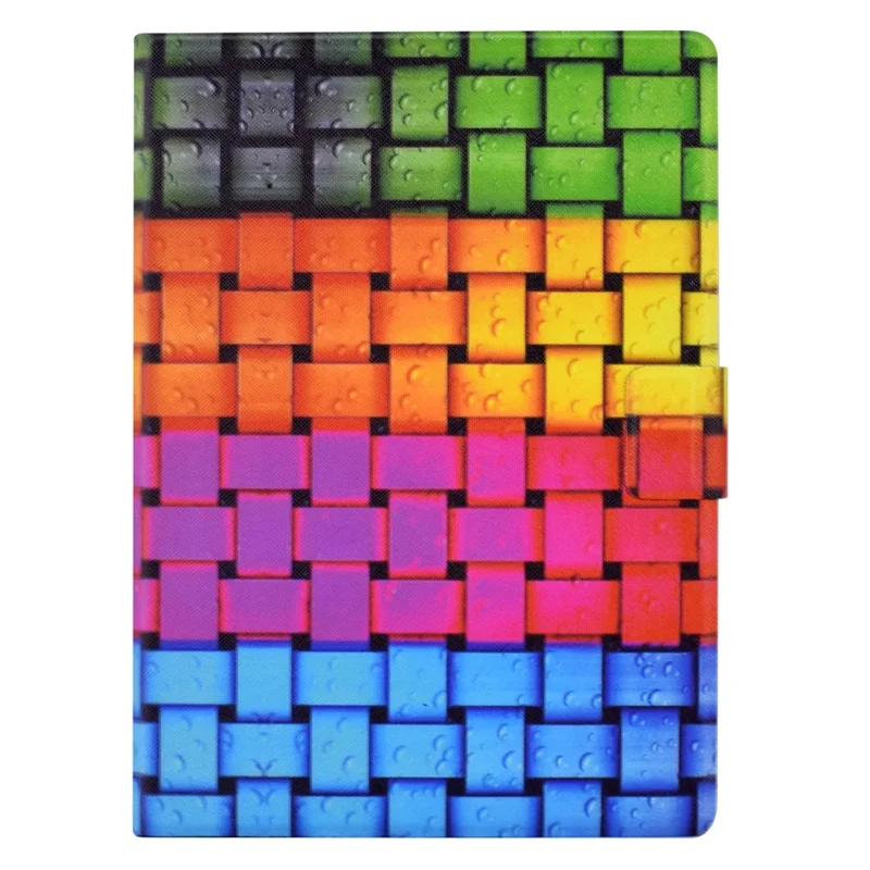 Für iPad Pro 11 (2024) Case Pattern Leather Tablet Schutzhülle mit automatischem Schlaf- / Weckfunktion - Gestrickter Streifen