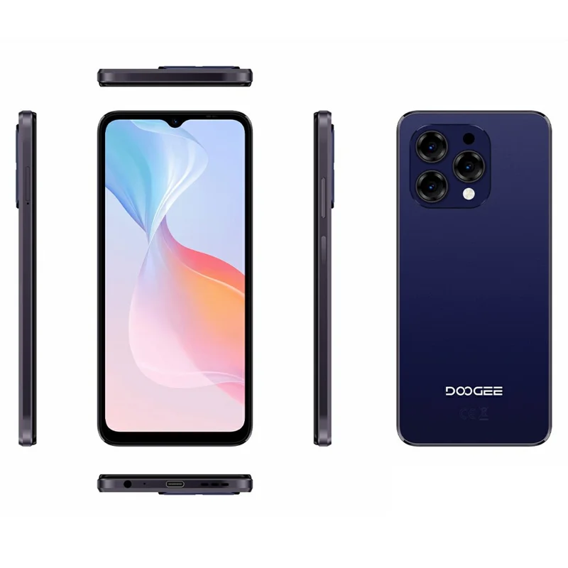 DOOGEE N55 Pro Spreadtrum T606, 6.56-inch, 16+256GB, 5150mAh, 13MP Camera, 4G Rugged Smartphone - Blue