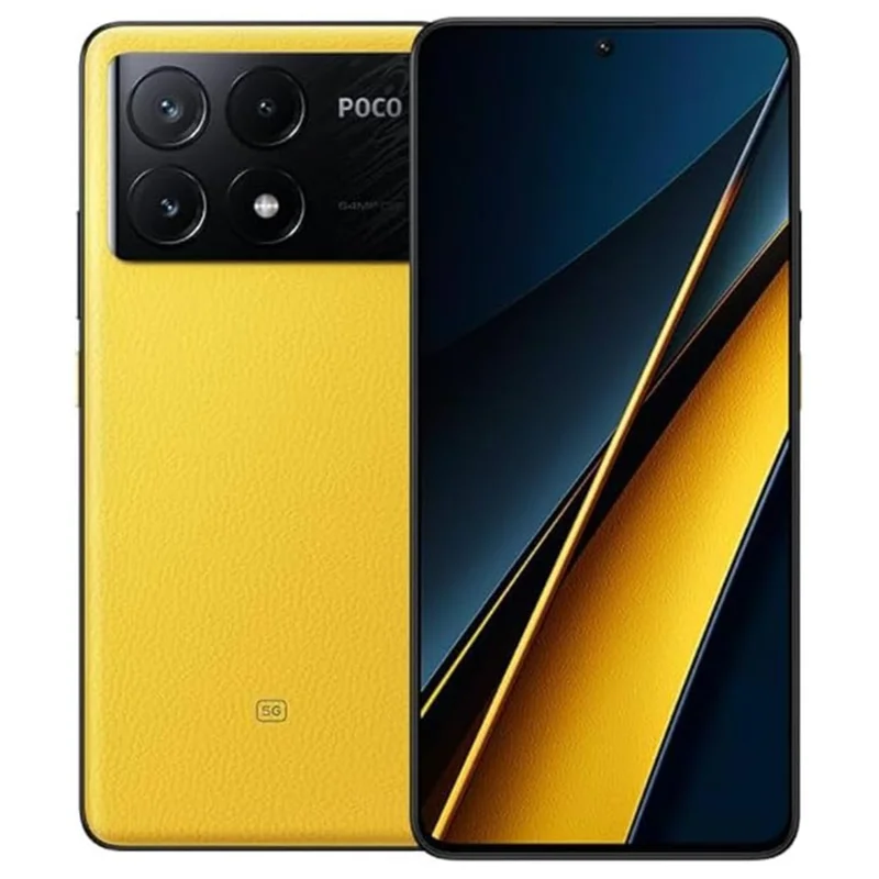 XIAOMI Poco X6 Pro 5G 8GB+256GB 6.67" AMOLED Phone Dimensity 8300 Ultra 64MP Camera, EU Version - Yellow