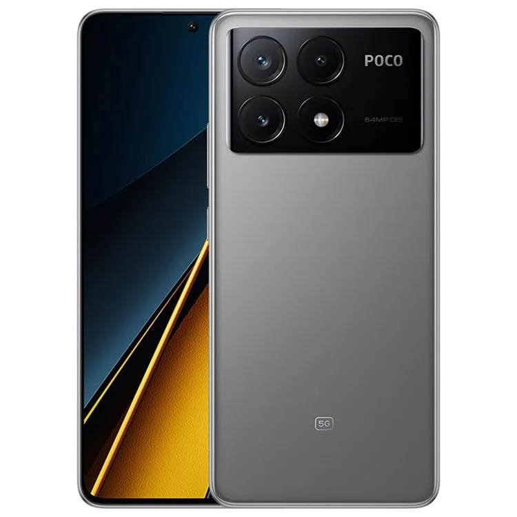 Xiaomi Poco X6 Pro 5G 12GB+512GB, Amoled da 6,67 Pollici, Dimenità 8300 Ultra, 64 Mp, Versione ue Versione 5G - Grigio