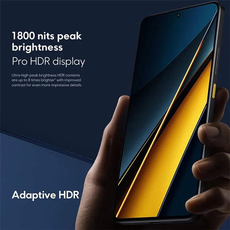 Xiaomi Poco X6 Pro 5G 12GB+512GB, Amoled da 6,67 Pollici, Dimenità 8300 Ultra, 64 Mp, Versione ue Versione 5G - Grigio