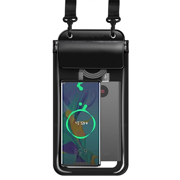 Herbst-Winter Kältebeständige Handytasche IPX8 Wasserdicht Touchscreen Handy Aufbewahrungstasche, Größe S
