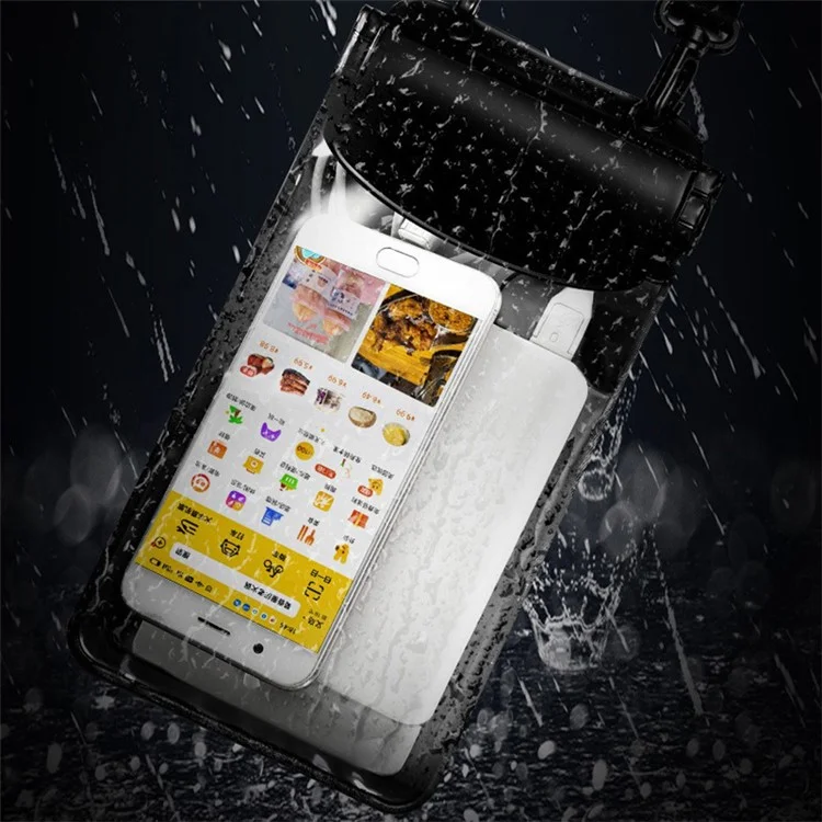 Herbst-Winter Kältebeständige Handytasche IPX8 Wasserdicht Touchscreen Handy Aufbewahrungstasche, Größe S
