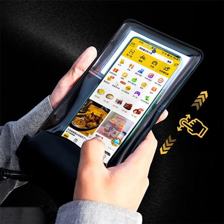 Herbst-Winter Kältebeständige Handytasche IPX8 Wasserdicht Touchscreen Handy Aufbewahrungstasche, Größe S