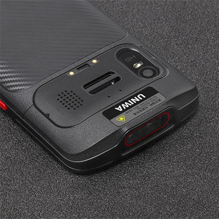 UNIWA NR6503 Smartphone Android 13 5G da 6,52 pollici con lettore di codici QR, supporto NFC, 8GB+128GB - Nero / Spina EU
