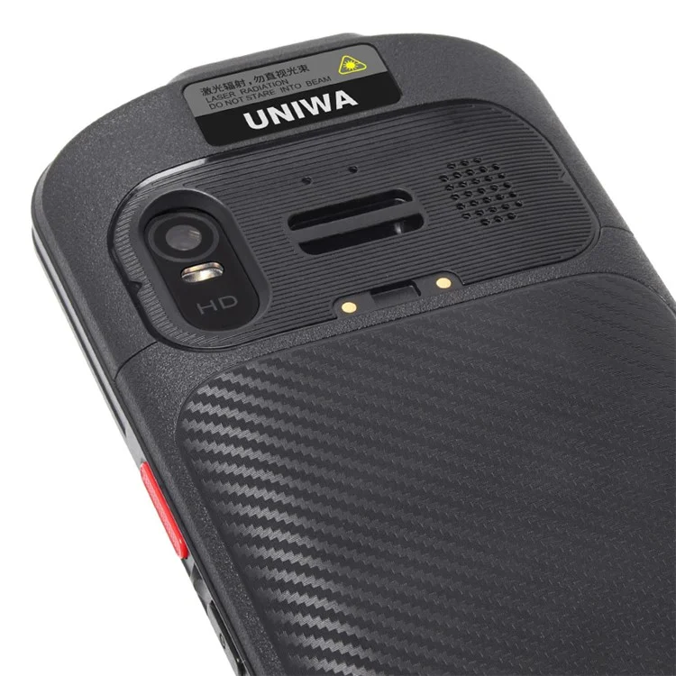 UNIWA NR6503 Smartphone Android 13 5G da 6,52 pollici con lettore di codici QR, supporto NFC, 8GB+128GB - Nero / Spina EU