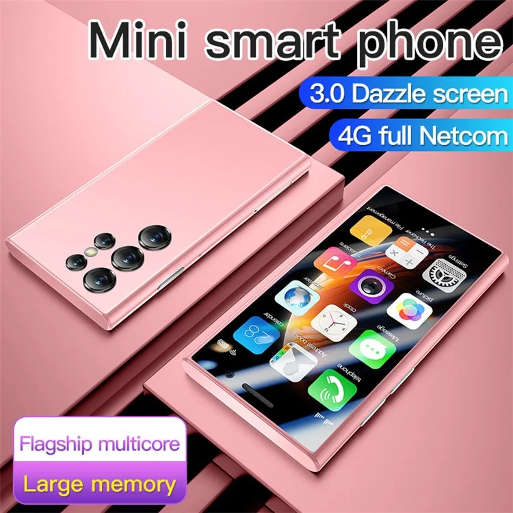 SOYES S23 Pro 4G Version Mini Smartphone 2GB+16GB Dual SIM 3.0 inch 1950mAh - Pink