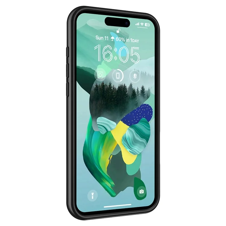 A19 For iPhone 16 7000mAh Rechargeable Extended Battery Back Cover Soft TPU Edge ABS Charging Case