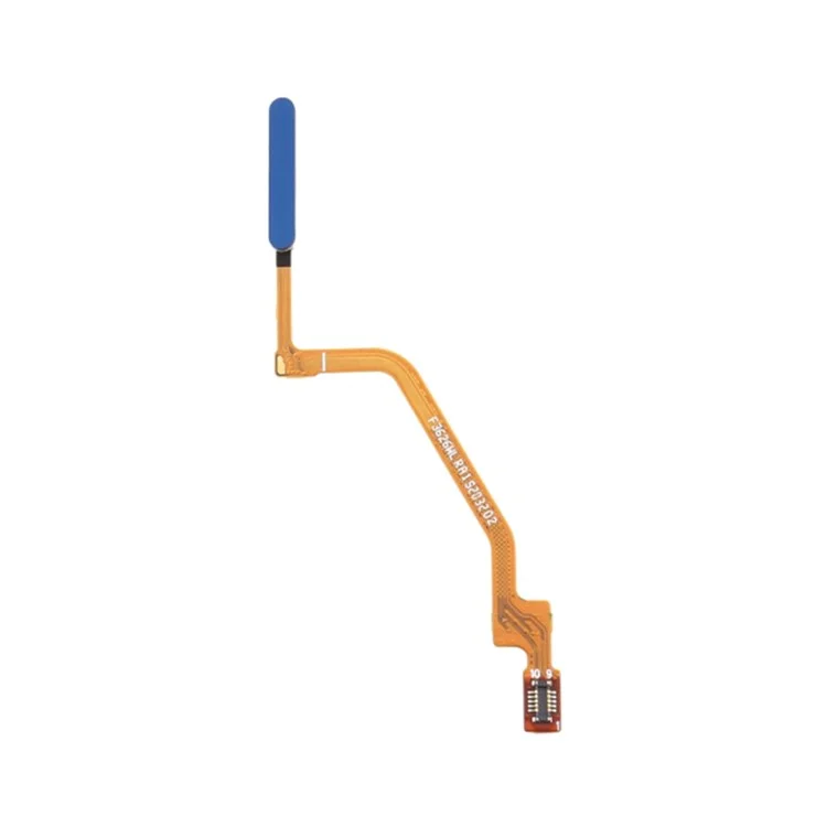 Para Xiaomi Redmi Note 9S / Note 9 Pro / Note 9 Pro Max OEM Tecla de Inicio Botón de Huella Digital Cable Flexible (sin Logotipo) - Azul