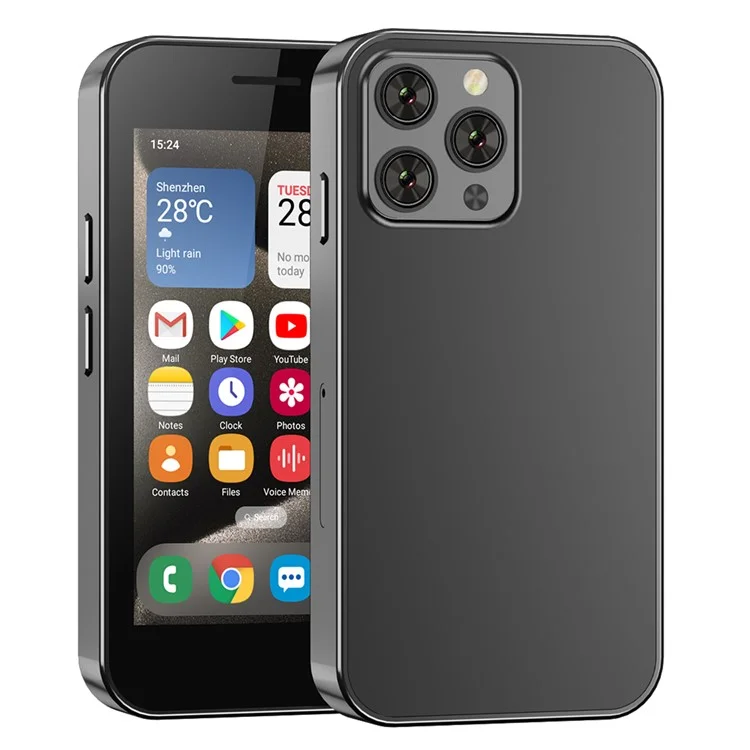 SERVO KING1000 3.0-inch Smartphone 2+16GB Dual SIM 5MP Camera 3G Mini Cellphone - Black