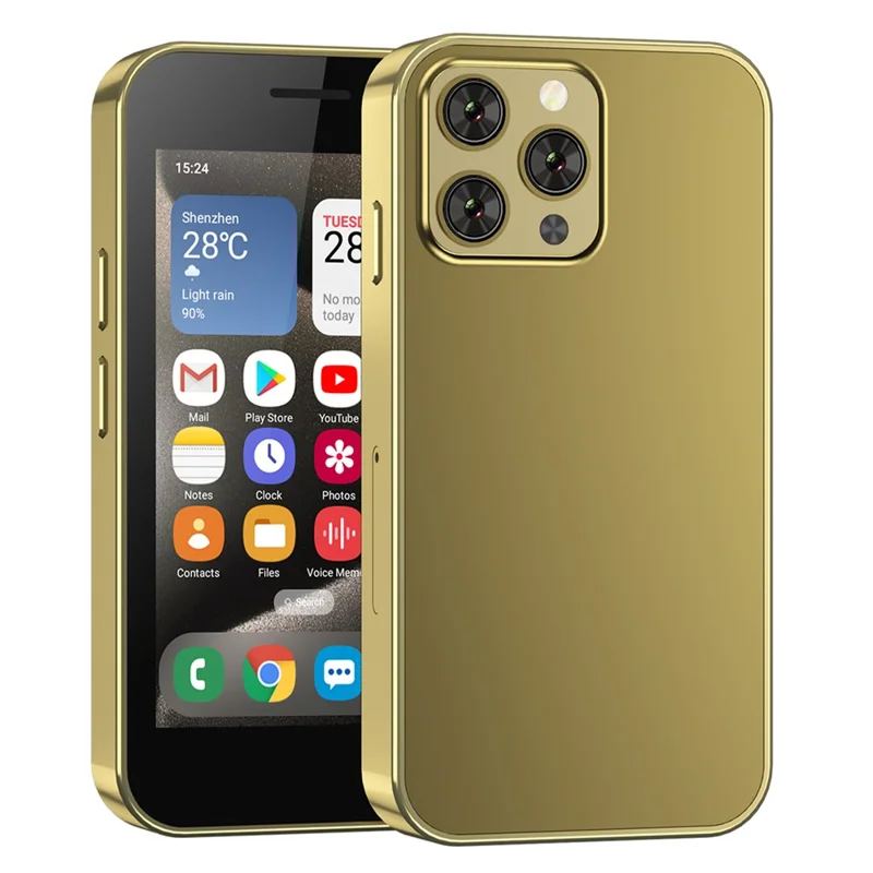 SERVO KING1000 3.0-inch Smartphone 2+16GB Dual SIM 5MP Camera 3G Mini Cellphone - Gold