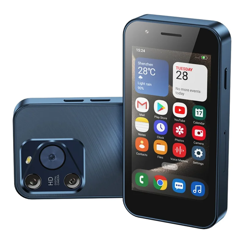 SERVO KING2000 3.0-inch Android 8.1 Smartphone 2+16GB Dual SIM 5MP Camera Mini 3G Cellphone - Blue