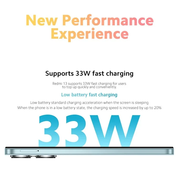 Xiaomi Redmi 13 4G 8 Gb+256 gb Smartphone 6,79-zoll IPS Helio G91 Ultra, 108 mp Kamera, Eu-version - Blau