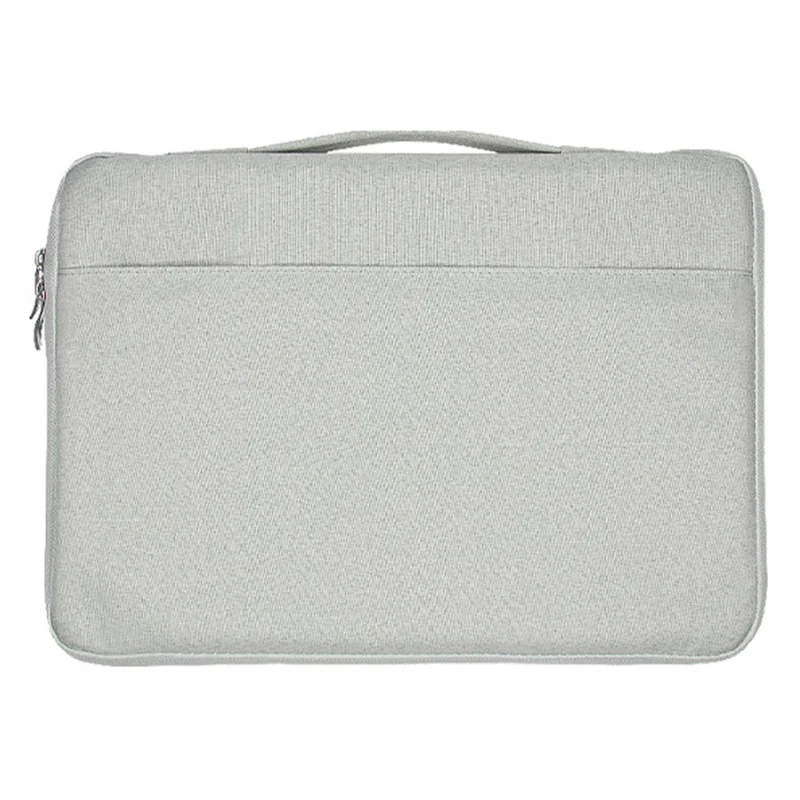 13.3 inch Notebook Laptop Sleeve Case Oxford Cloth Soft Fluffy Lining Cover Carrying Bag - Grey