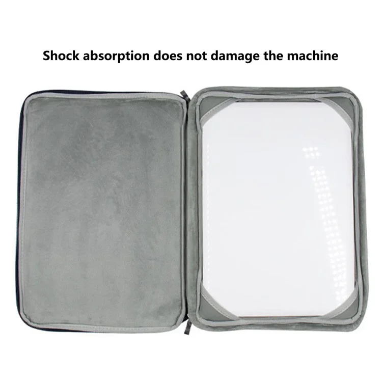 13.3 inch Notebook Laptop Sleeve Case Oxford Cloth Soft Fluffy Lining Cover Carrying Bag - Black