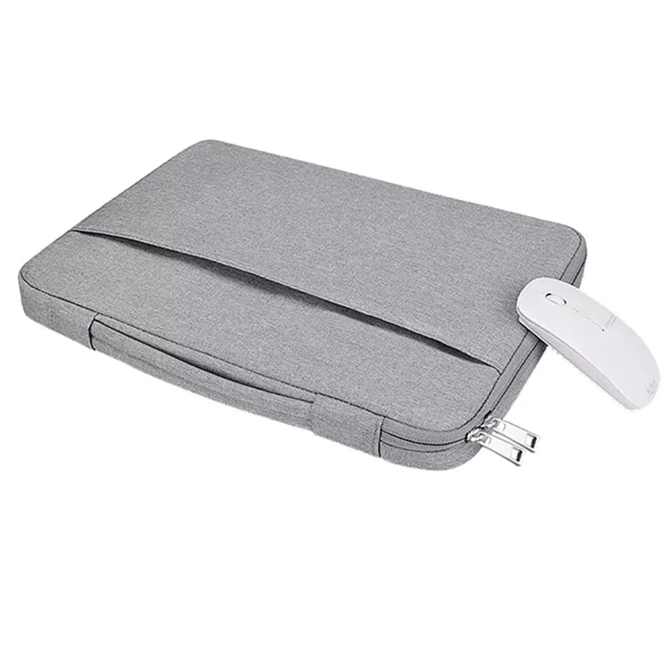 13.3 inch Notebook Laptop Sleeve Case Oxford Cloth Soft Fluffy Lining Cover Carrying Bag - Black