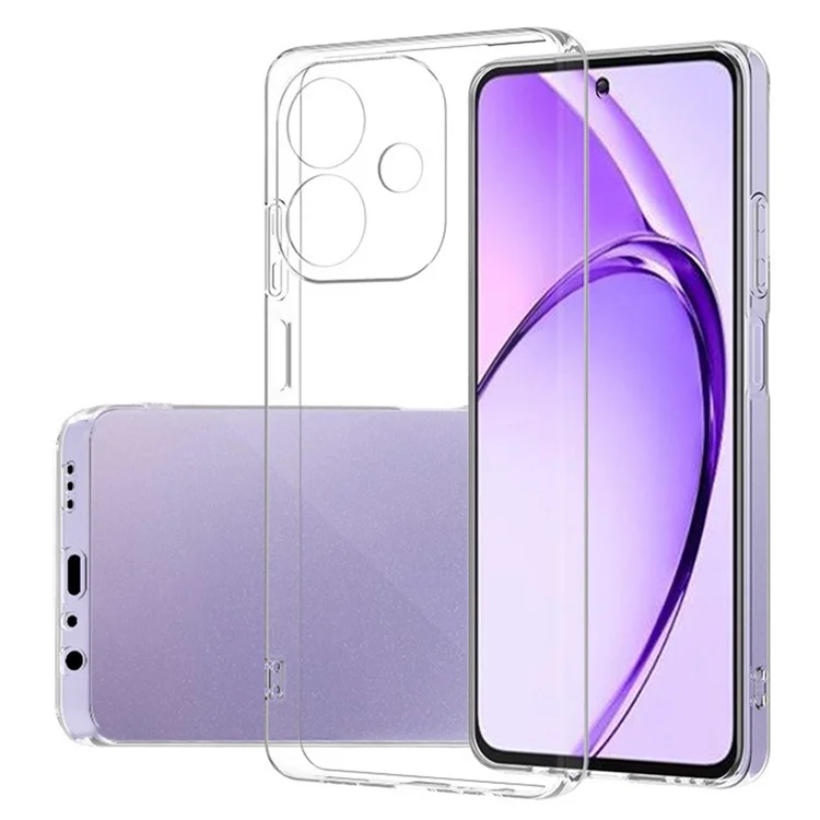 Für Oppo A60 5G Hülle Ultra-Dünnes flexibles TPU-Klar-Telefoncover