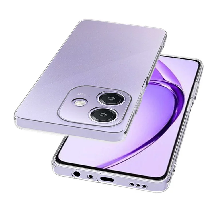 Für Oppo A60 5G Hülle Ultra-Dünnes flexibles TPU-Klar-Telefoncover