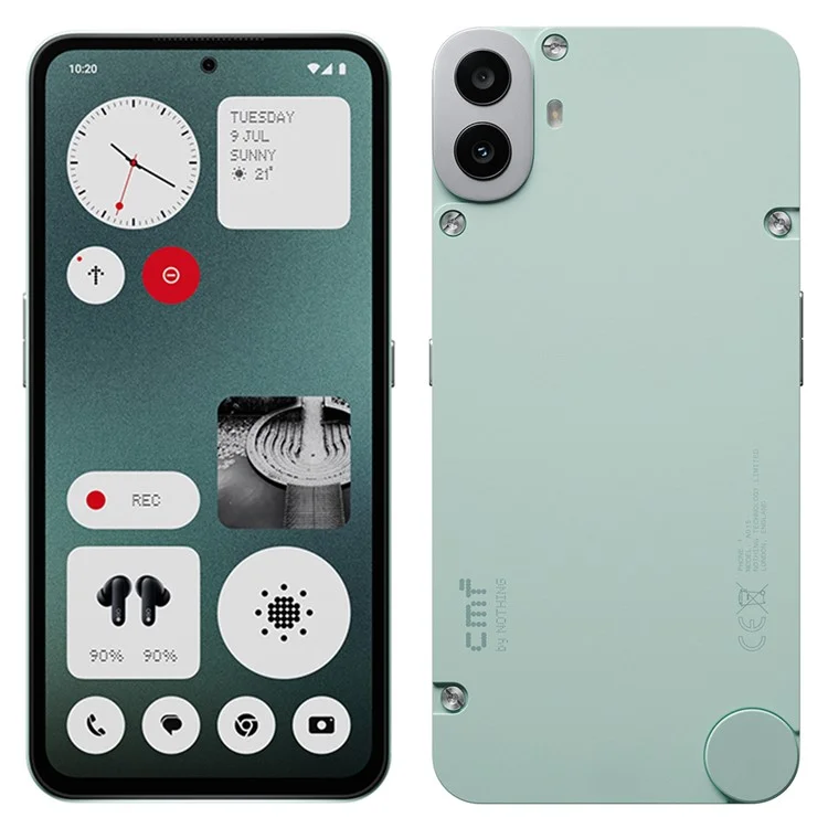 NOTHING CMF Phone 1 EU Version 8GB+256GB Smart Phone 6.67 inch Super AMOLED Display 50 MP Rear Camera - Light Green
