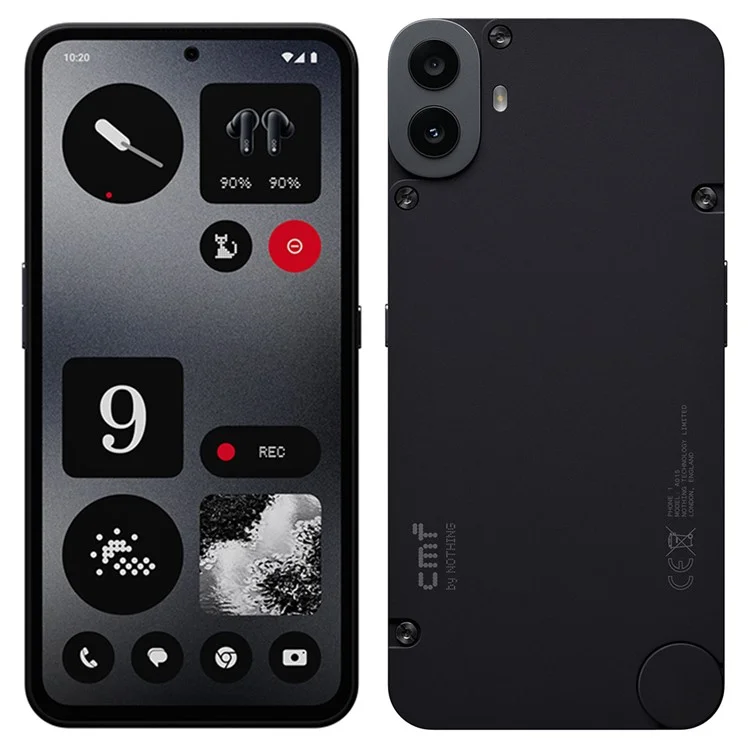 NOTHING CMF Phone 1 EU Version 8GB+256GB Smart Phone 6.67 inch Super AMOLED Display 50 MP Rear Camera - Black