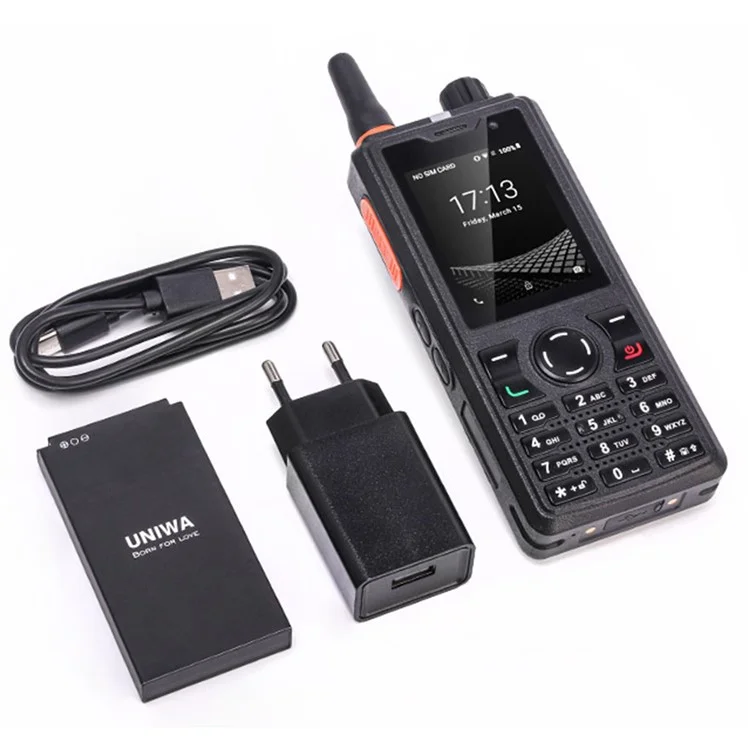 UNIWA F41 4G POC Walkie Talkie Zello Rugged Phone 1GB+8GB 2.4-Inch Smartphone Android 8.1