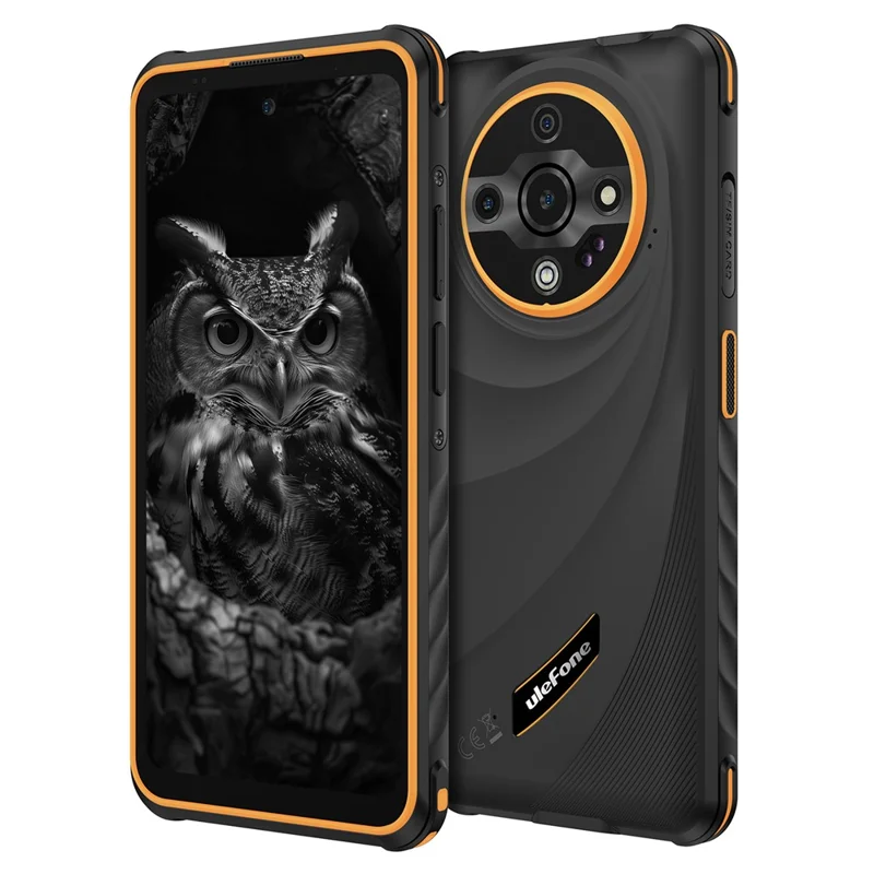 Téléphone robuste ULEFONE Armor X31 Pro Android 14 6,56 pouces Smartphone Dimensity 6300 8 Go + 256 Go Batterie 6050 mAh Caméra 64 MP - Orange foncé