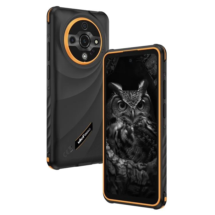 Téléphone robuste ULEFONE Armor X31 Pro Android 14 6,56 pouces Smartphone Dimensity 6300 8 Go + 256 Go Batterie 6050 mAh Caméra 64 MP - Orange foncé